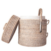 Ice Bucket with Tongs