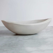 White Pearl Live Edge Bowl