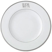 Signature Dinner Plate with Monogram